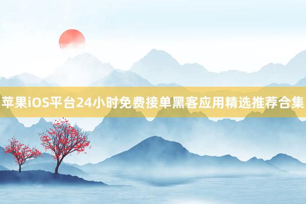 苹果iOS平台24小时免费接单黑客应用精选推荐合集